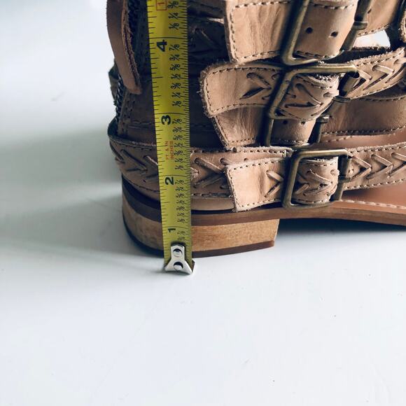 Revolve Latigo 'Rami' Women's 6.5 Sandal Birch Leather Boho Hippie - Picture 10 of 11